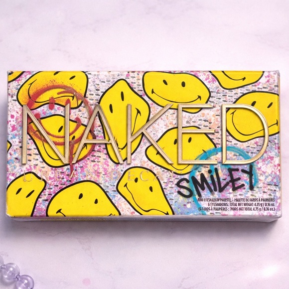 Urban Decay Other - NIB Urban Decay x Smiley Naked Mini Eyeshadow Palette - MuchO Happy - 6 Shades